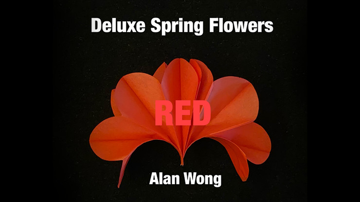 Deluxe Spring Flowers RED by Alan Wong - Trick