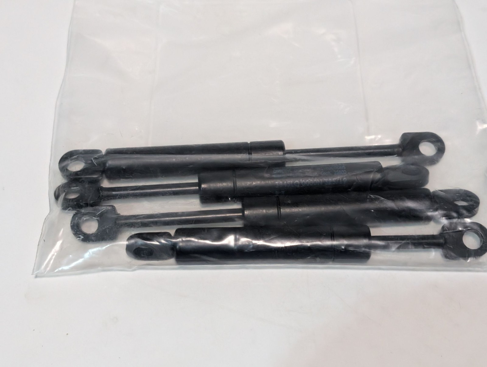 Lot of 4 Stabilus 3845LQ Gas Strut Gas Spring Dampers, Black Hood Trunk Shock
