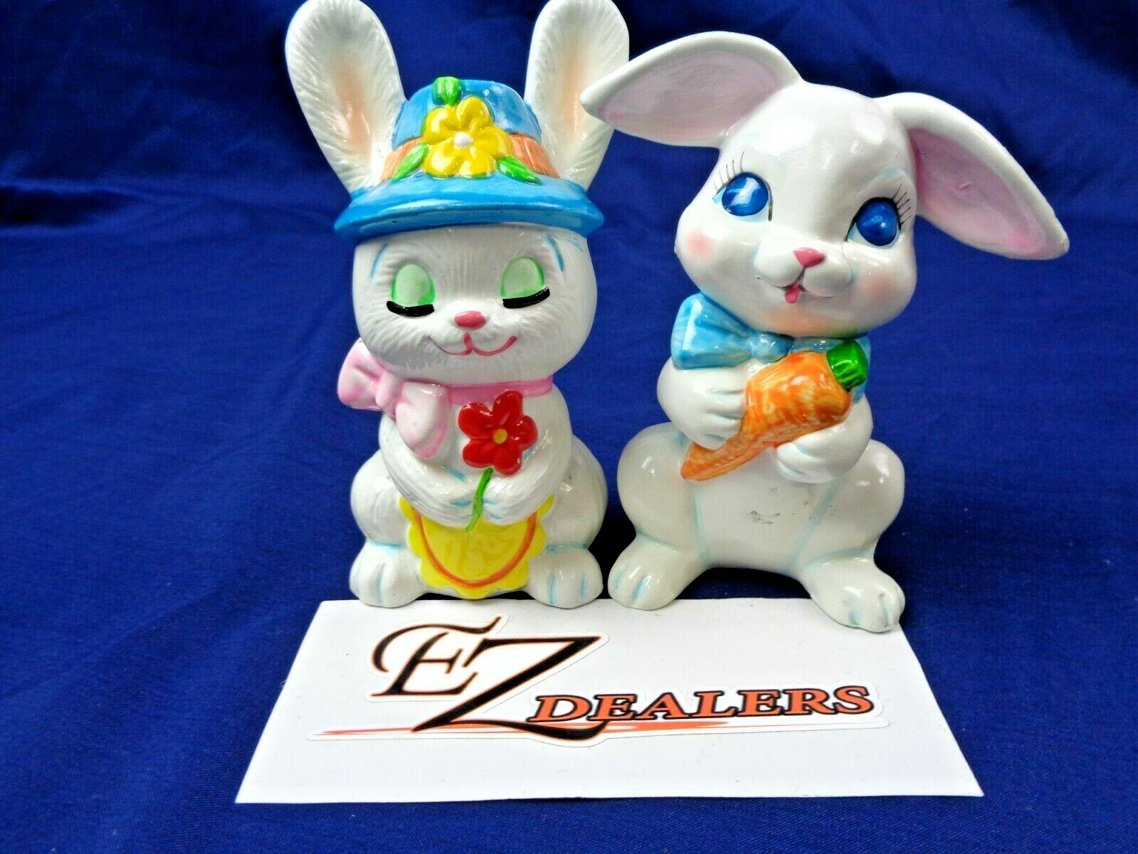 Small Tabletop Resin Easter Bunny Decorations