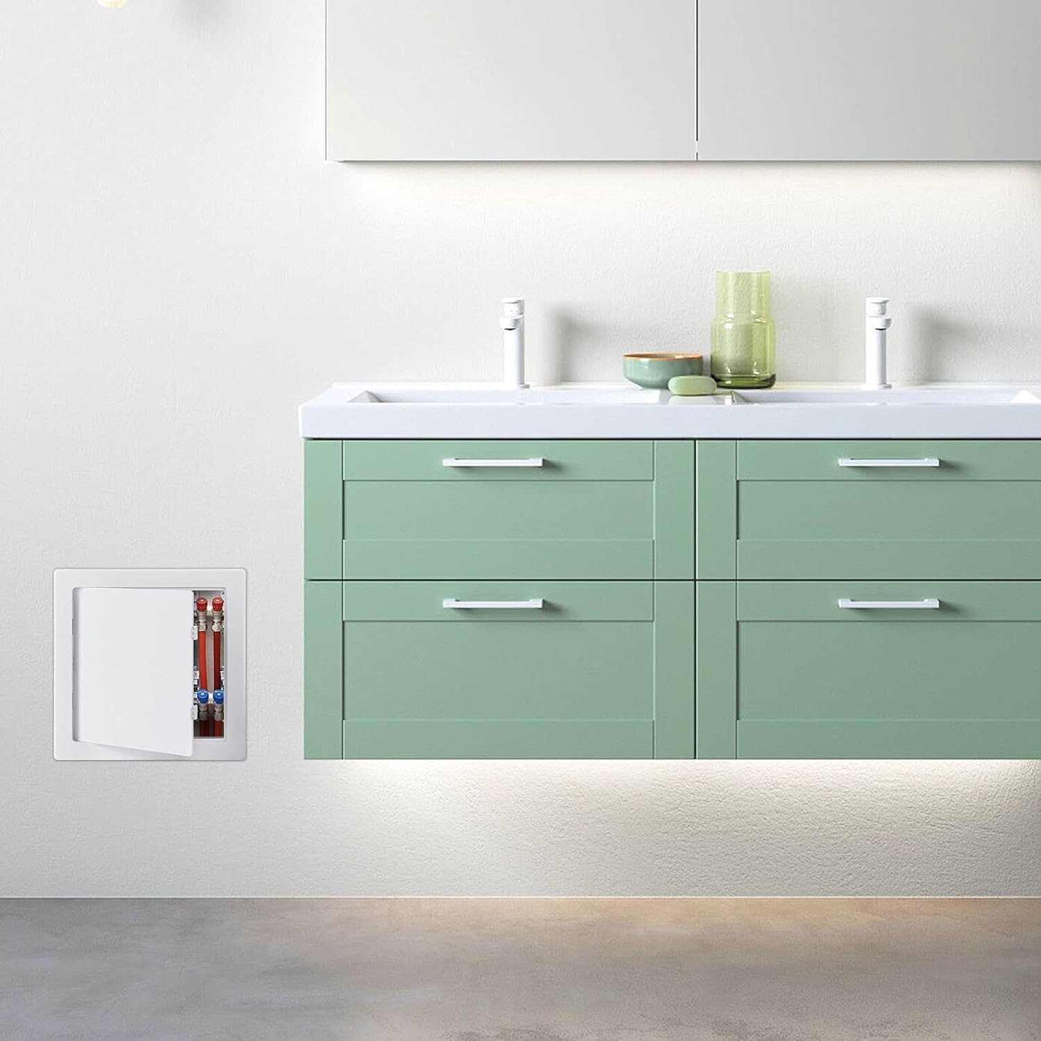 Suteck Plastic Access Panel 18x18 Inch | Durable Drywall Door