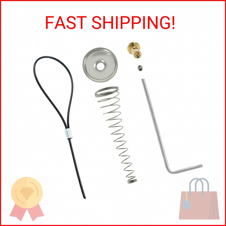HARSKIYER Gate Latch Cable Pull, Adjustable Gate Latch Spring Release Cable, Bla