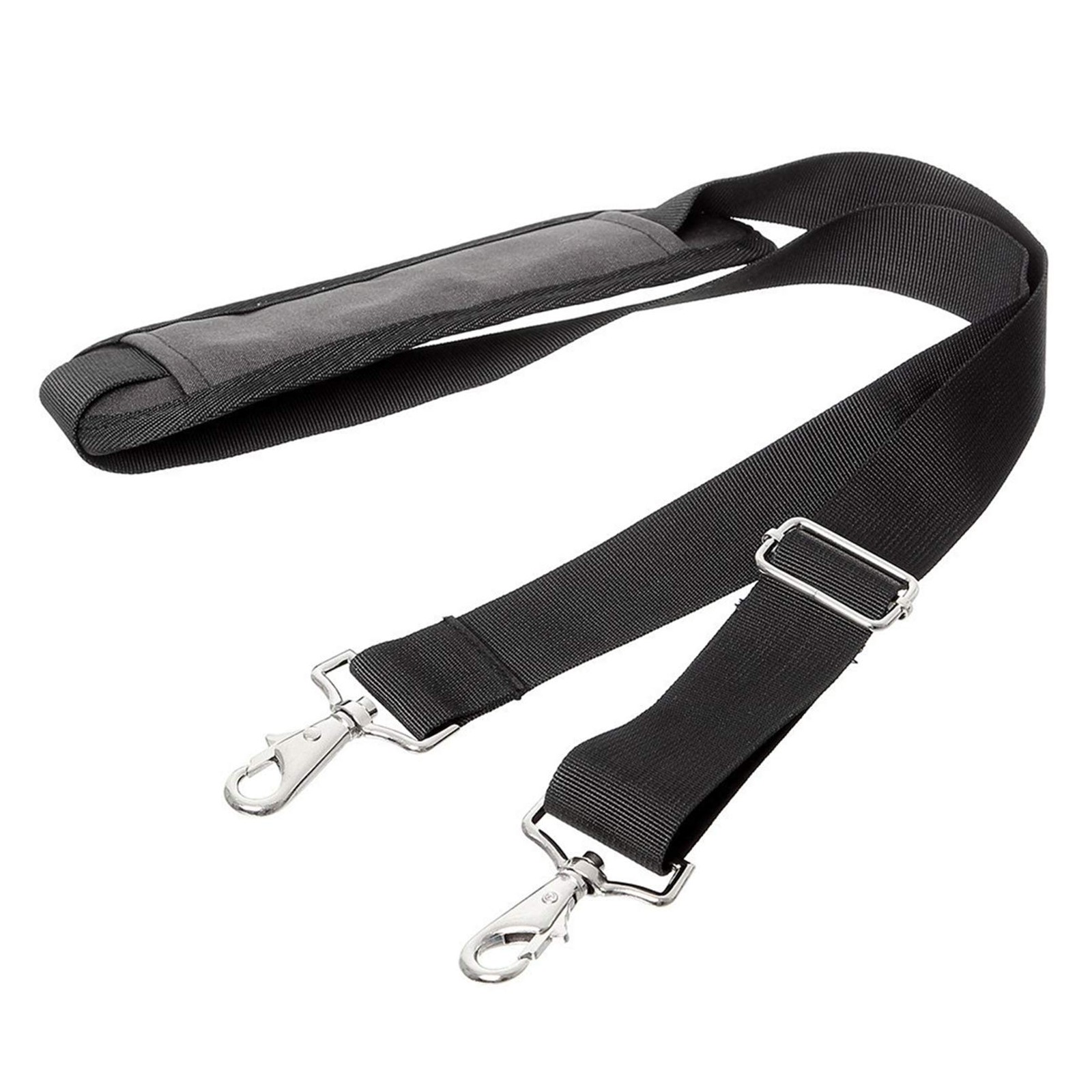 JAKAGO 61" Replacement Shoulder Strap, Padded Long 5x5x0.7 inches, Black