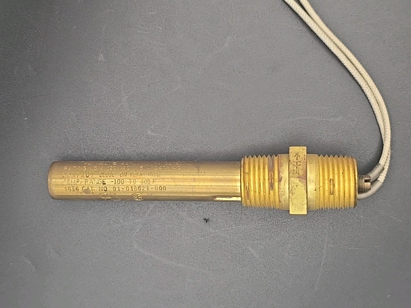 Fenwal 01-018021-000 Thermoswitch -100 To -400 Degree F Adjustable 120/240VAC