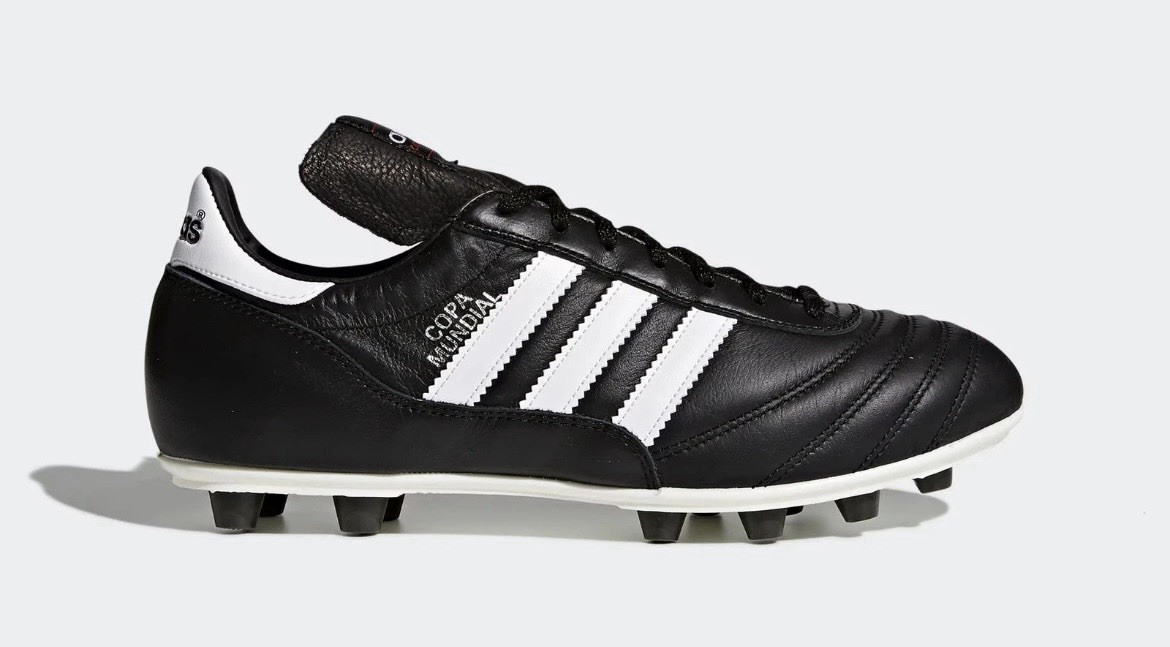 Adidas Copa Mundial Men's Black Leather Football Soccer Cleats 015110 NEW