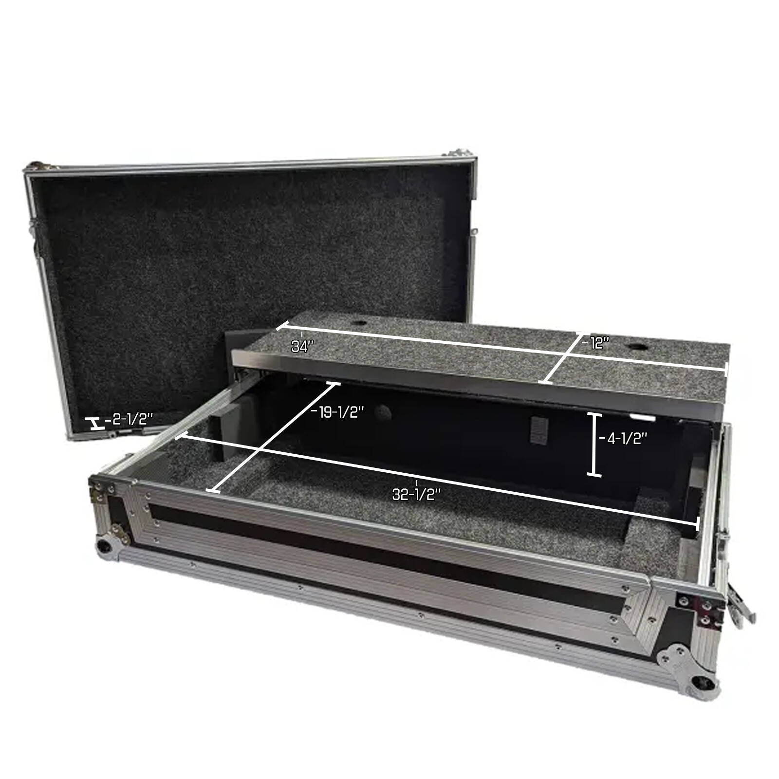 Harmony HCRANEFOURWLT DJ Controller Case for Rane Four Advanced 4 Ch Stems