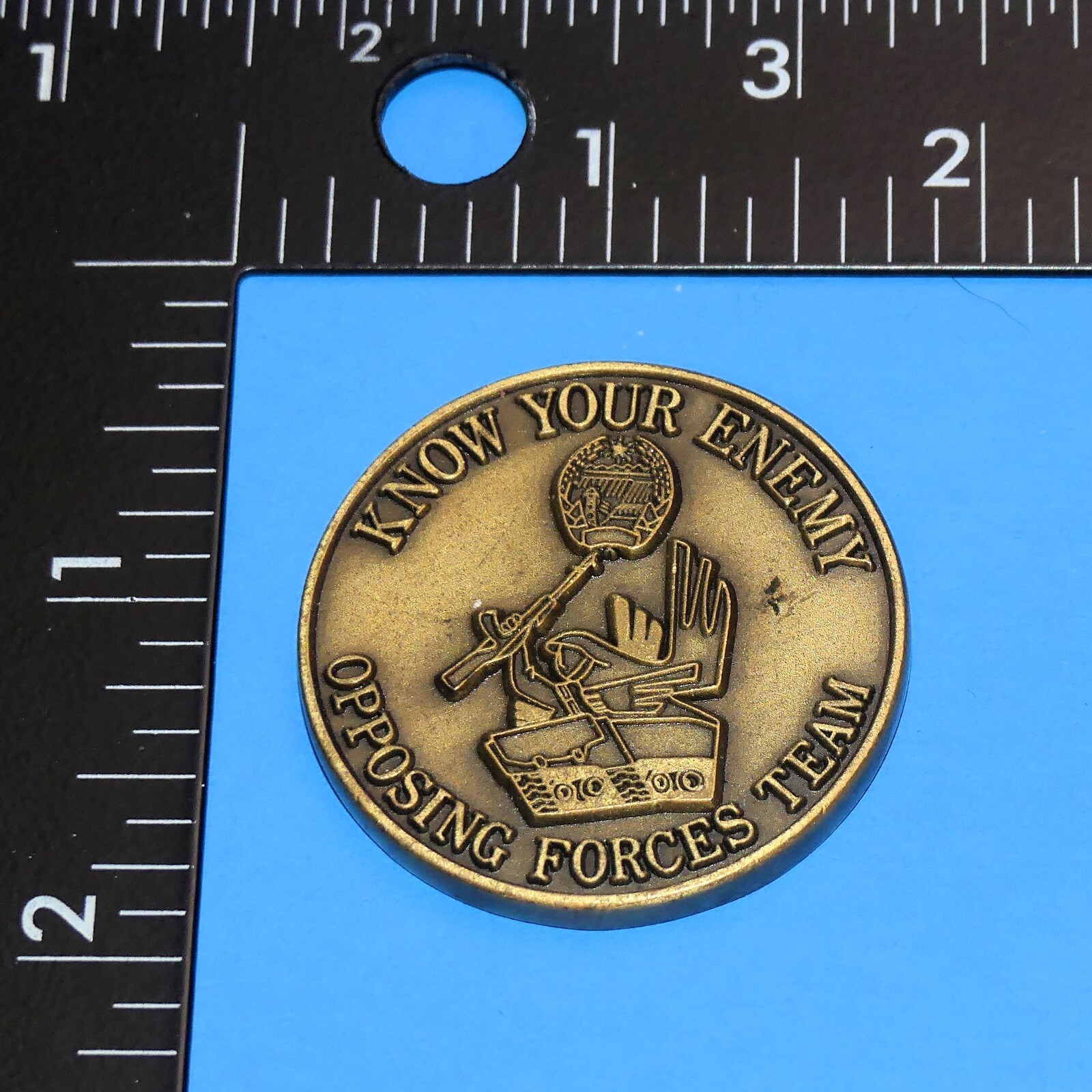 2nd Infantry Division Challenge Coin Know Your Enemy Opposing Forces Team Army