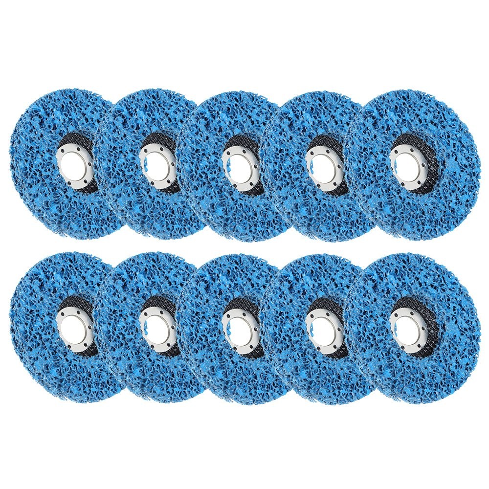 10 Piece 4.5'' Poly Strip Disc Wheel Paint Rust Removal Clean Angle Grinder New