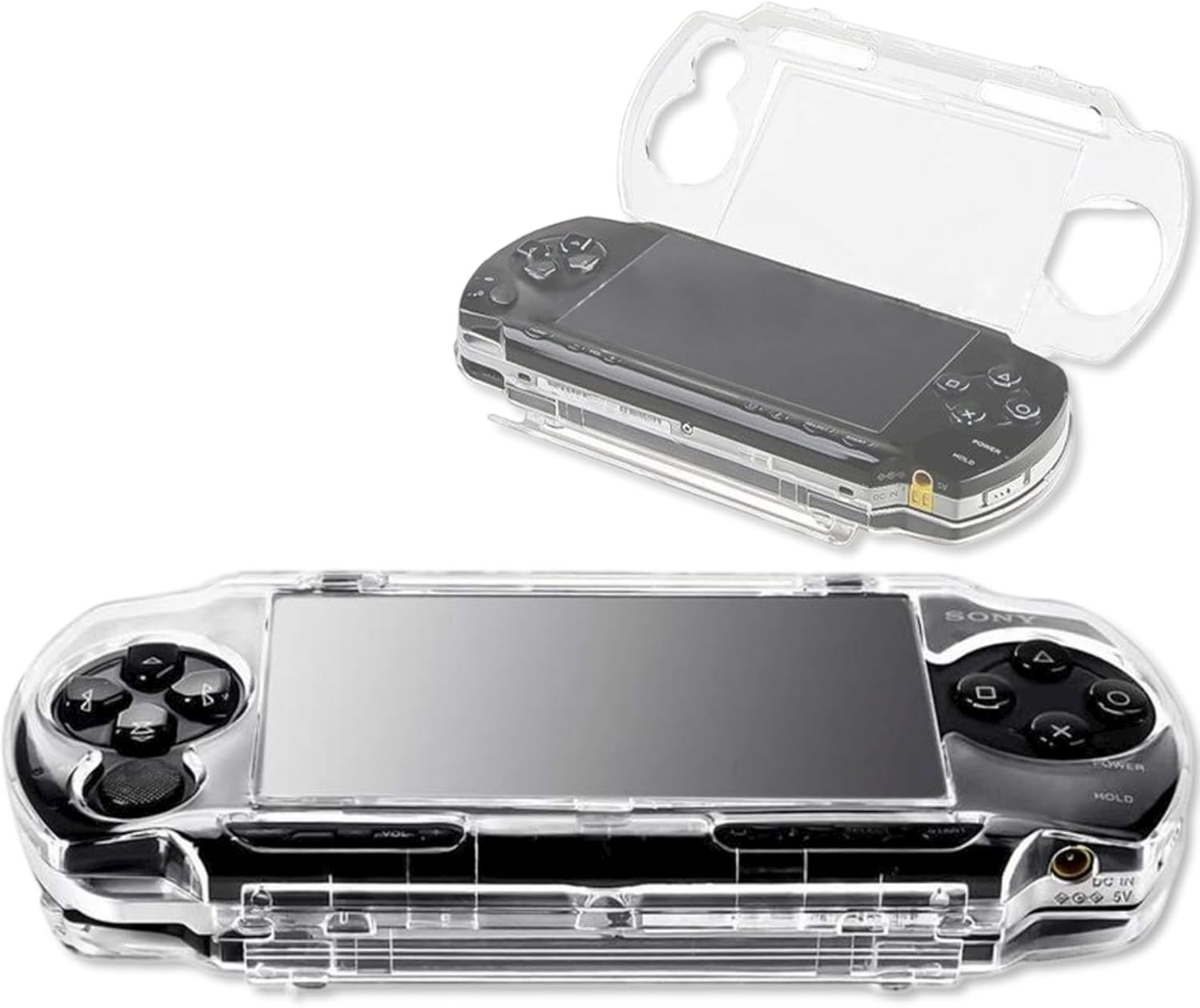 All-Around Protection Clear Cover for PSP 1000 - Scratch & Shock Resistant
