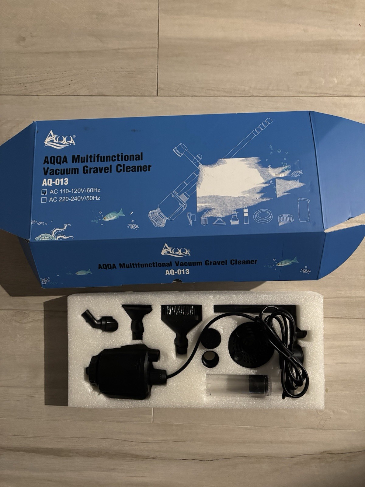 AQQA Vacuum Gravel Cleaner Multifunctional AQ-013 All Water Types ONLY USED ONCE