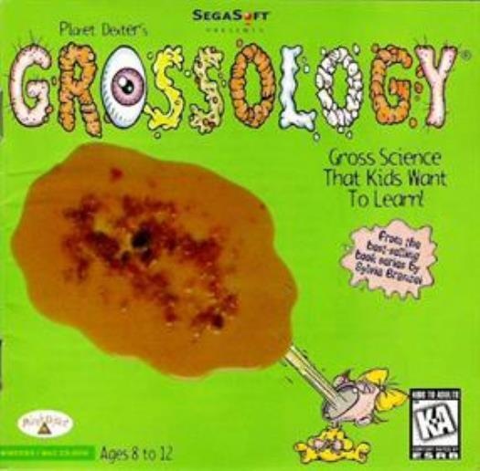 Grossology PC MAC CD-ROM kids learn about stinky scaly slimy body reference! '97