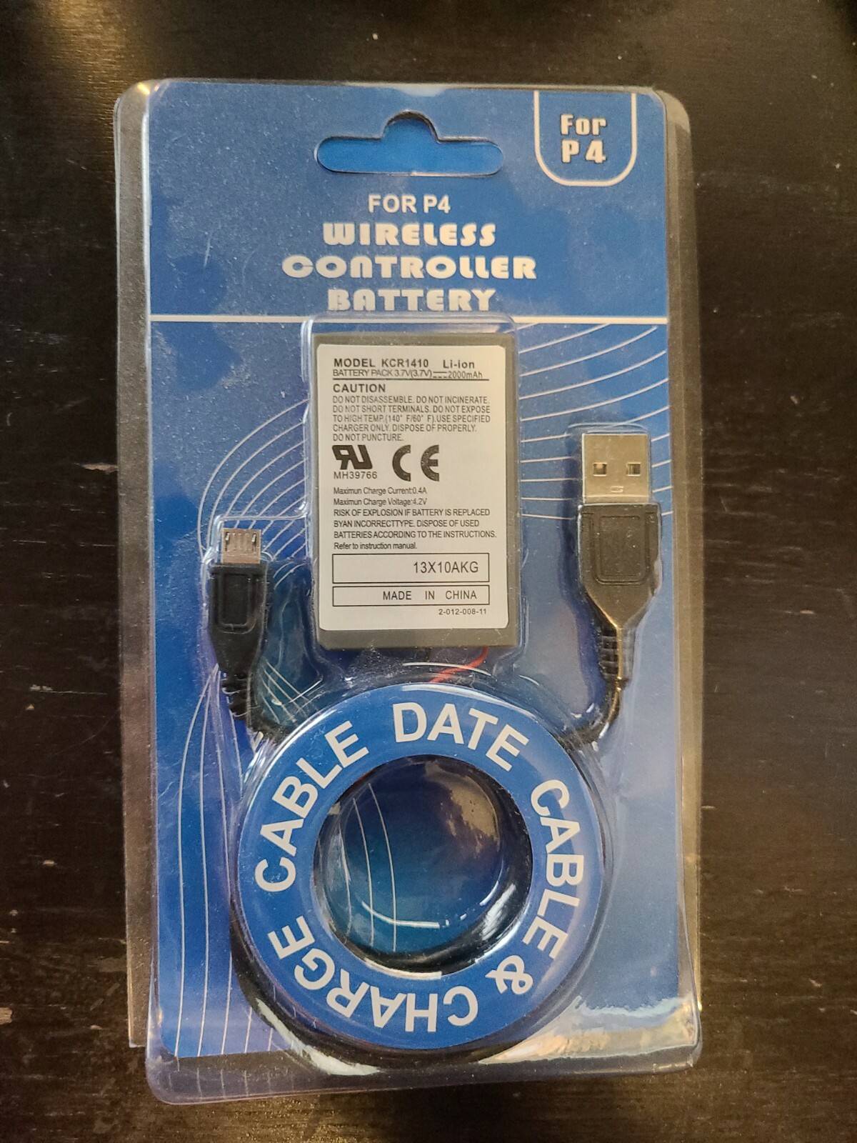 Replacement PS4 Playstation 4 Wireless Controller Battery KCR1410 2000mAh