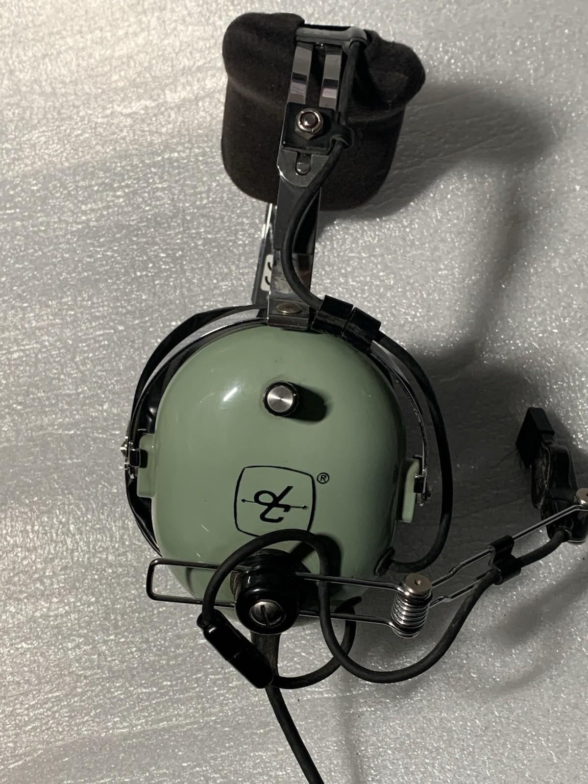 David Clark H10-76 Aviation Pilot Headset Military Flight Headphones Untested