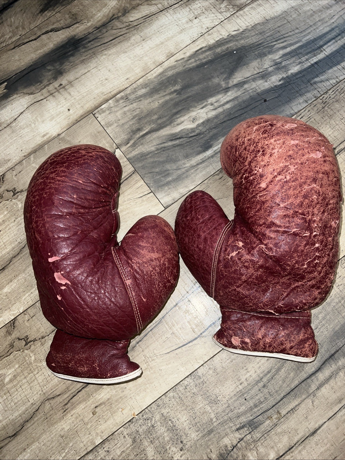 Vintage Cordova Leather Boxing Gloves “Stretch Cuff”