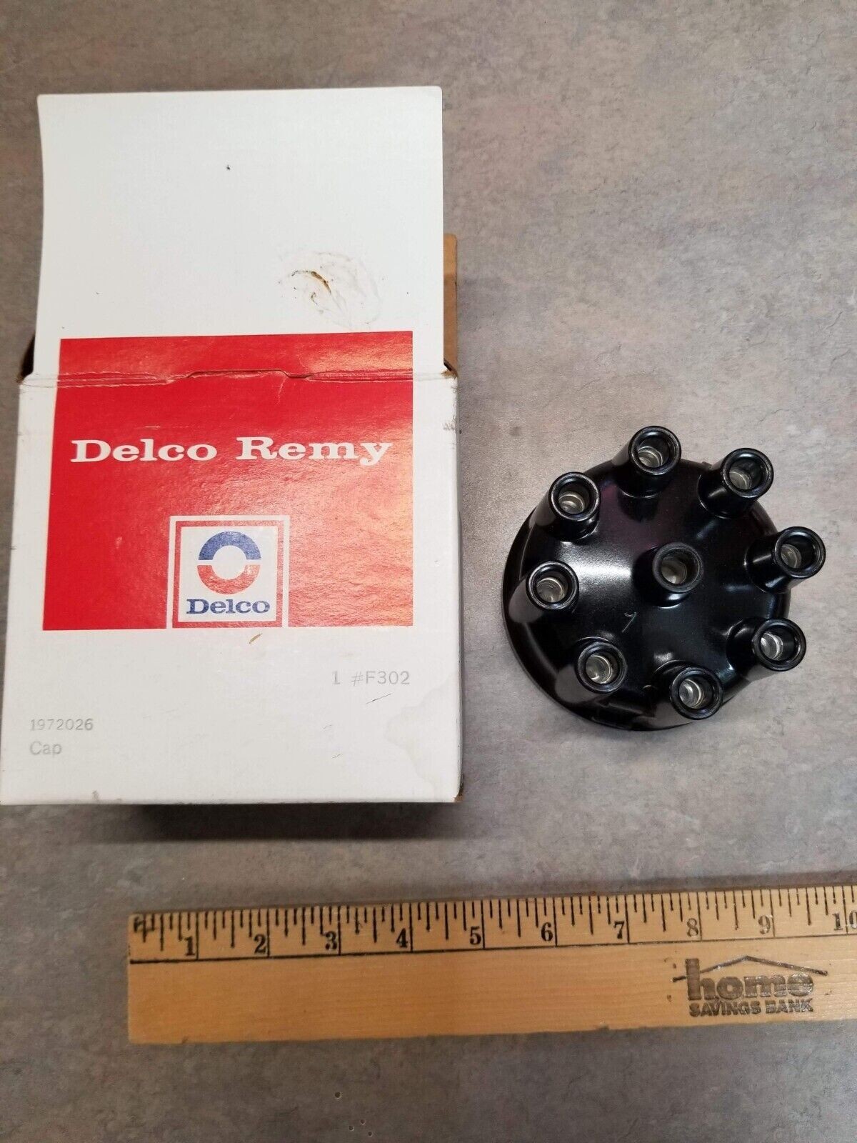 Delco Remy 1972026 F302 Distributor Cap fits '60 thru '70 Ford 8 Cylinder