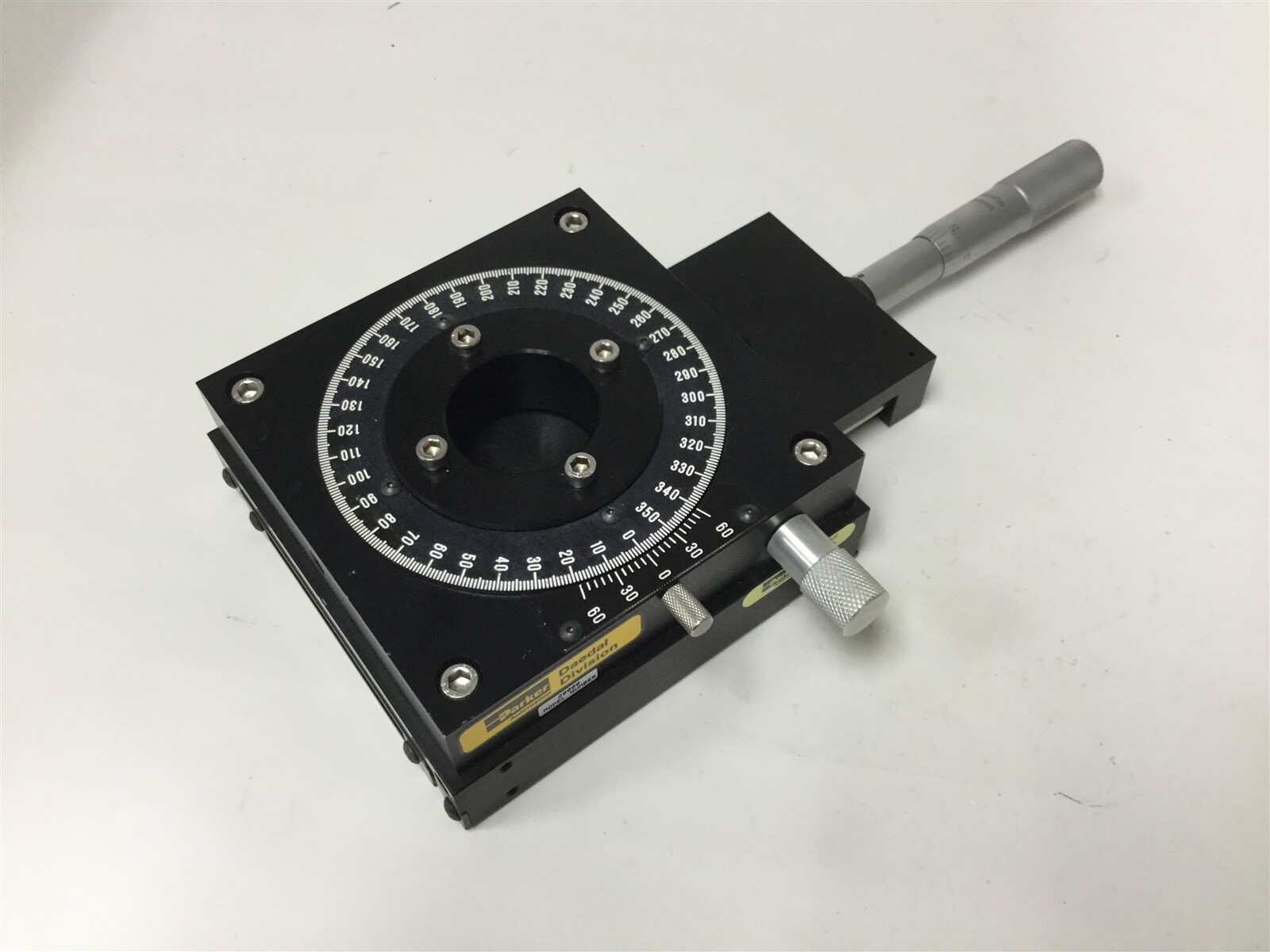 Parker 20000 Rotary Positioning Stage, With 4432 Linear Positioning Stage