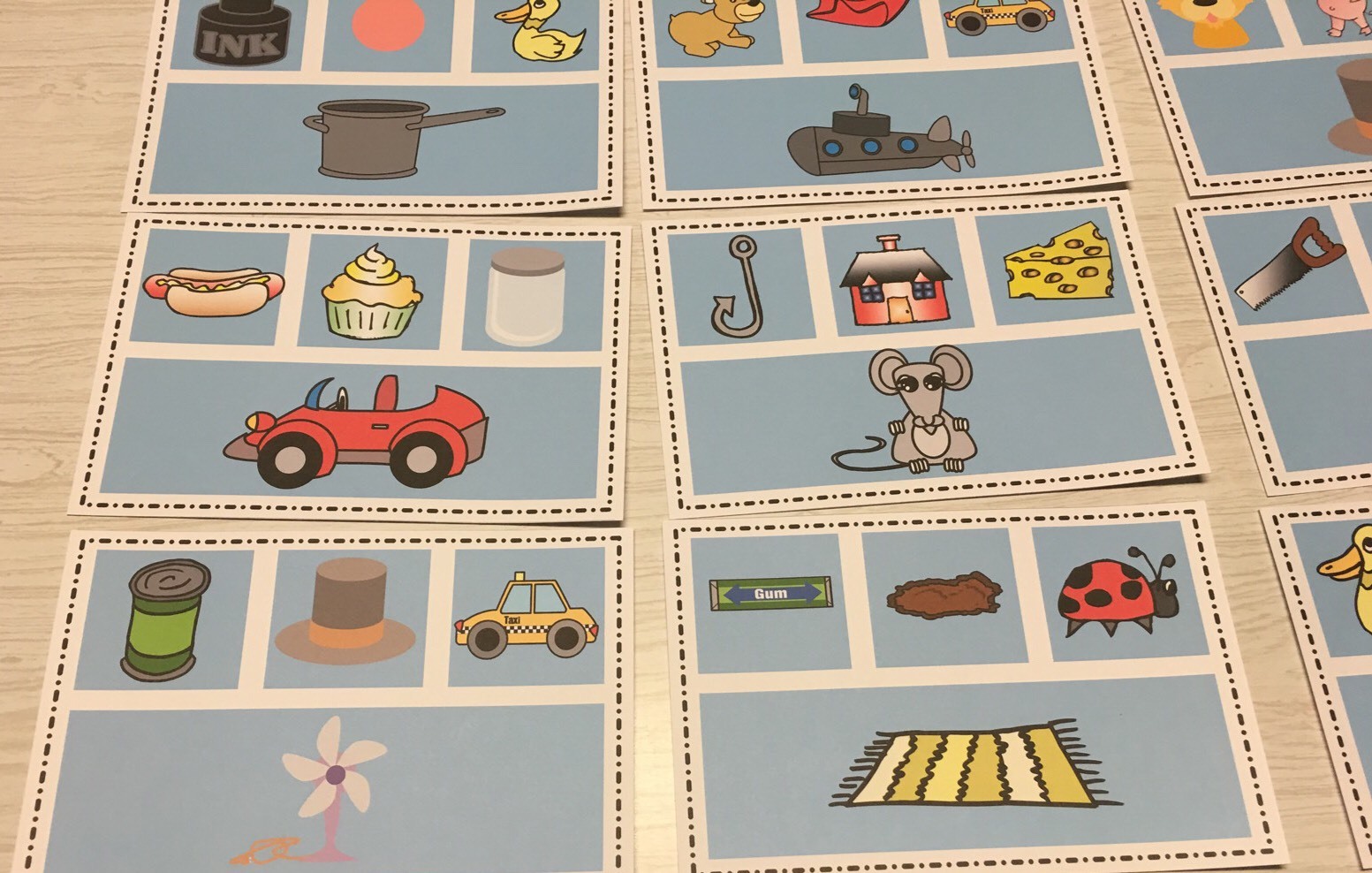 Rhyming Words Activity Kit