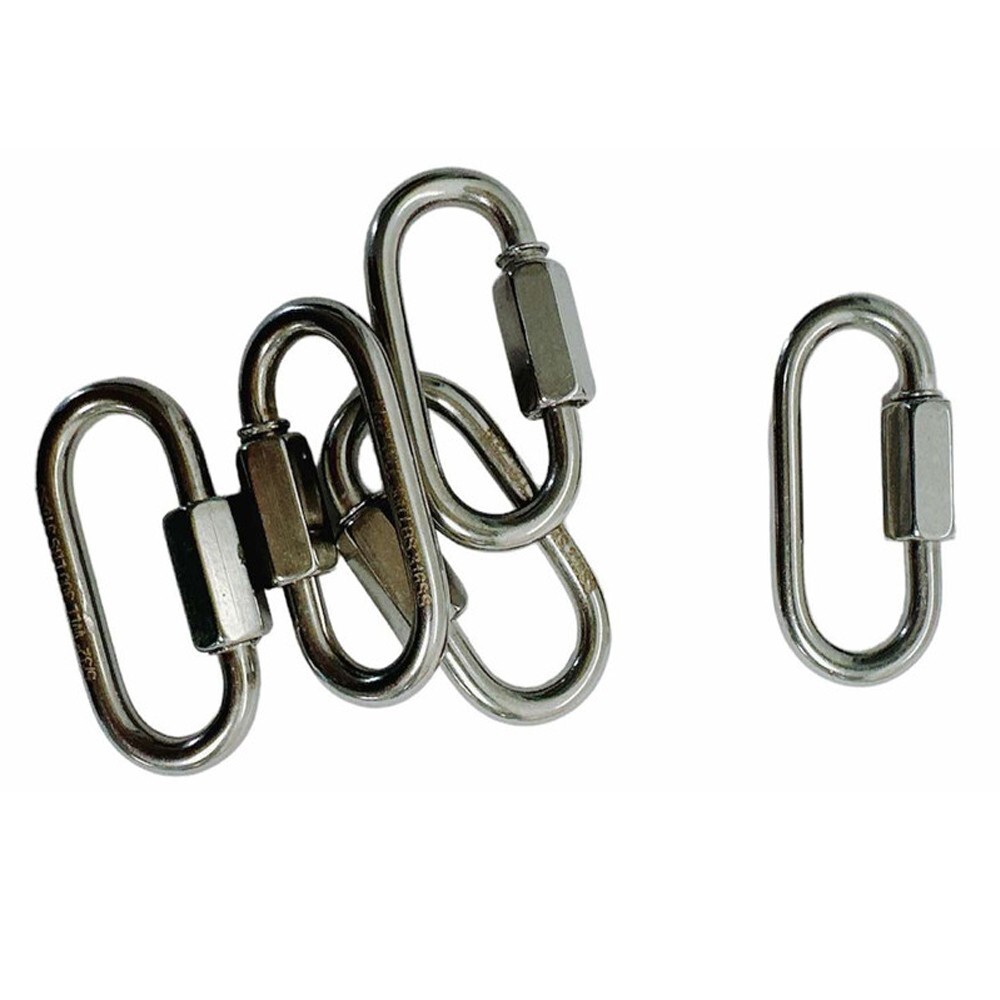 Quick Link Shackle Boat WLL 150 Lbs 5 Pc 1/8 Inch Marine 316 Stainless Steel