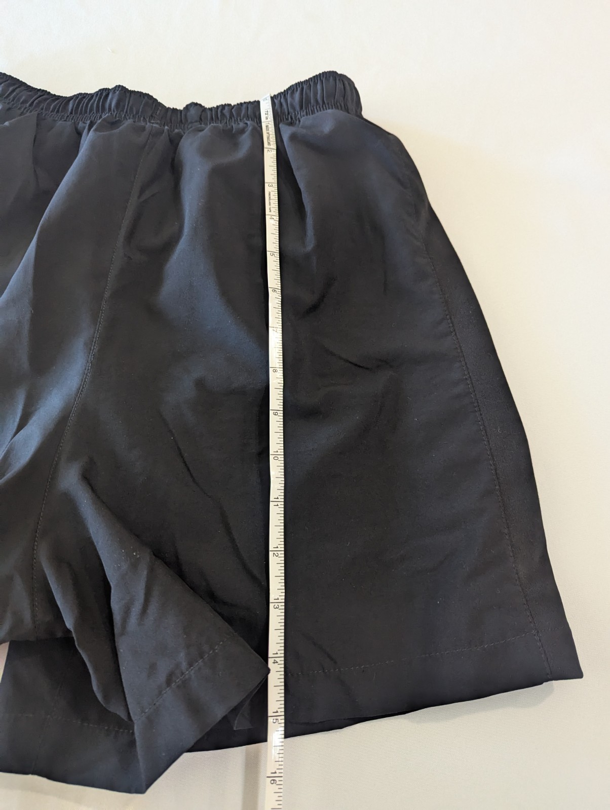 Black Physical Fitness Double Layer Shorts Small