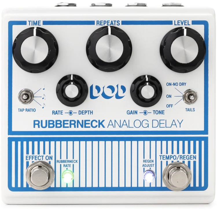 DOD Rubberneck Analog Delay Pedal with Tap Tempo