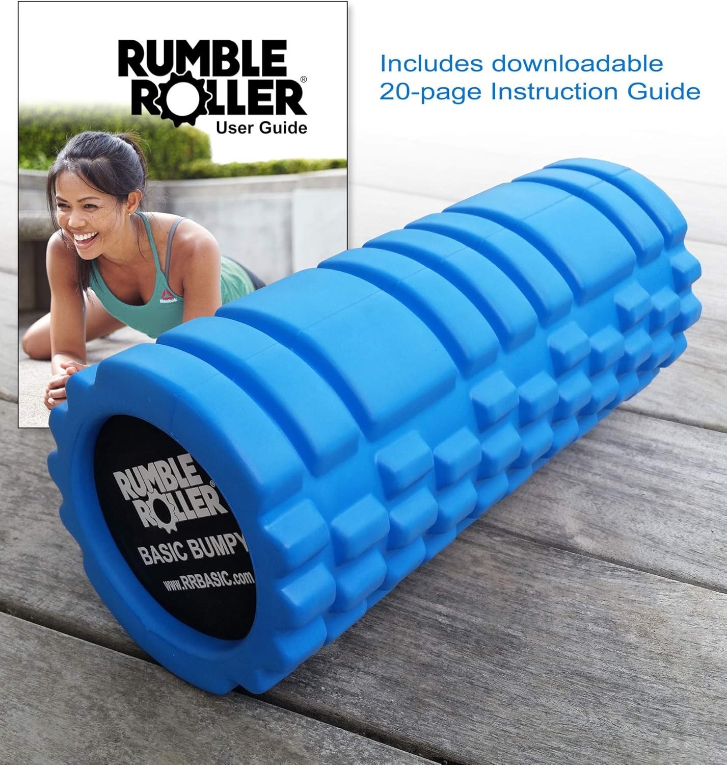 13-Inch Solid EVA Foam Roller with Grid Texture for Muscle Relief & Flexibility