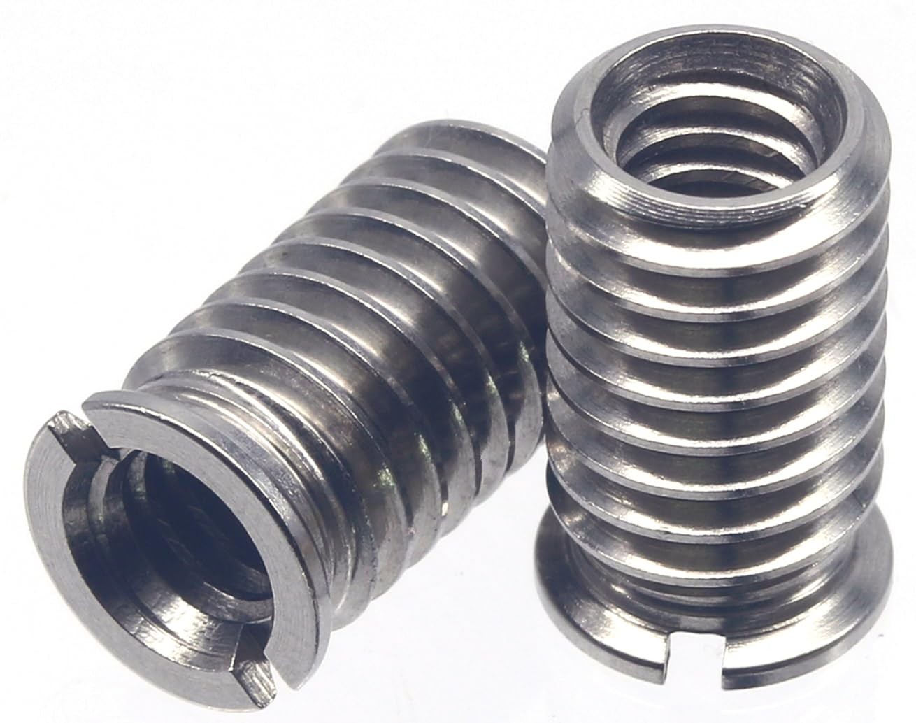 2 PCS Stainless Steel 1/4"20 Female To 3/8"16 Male Convert Screw Adapter
