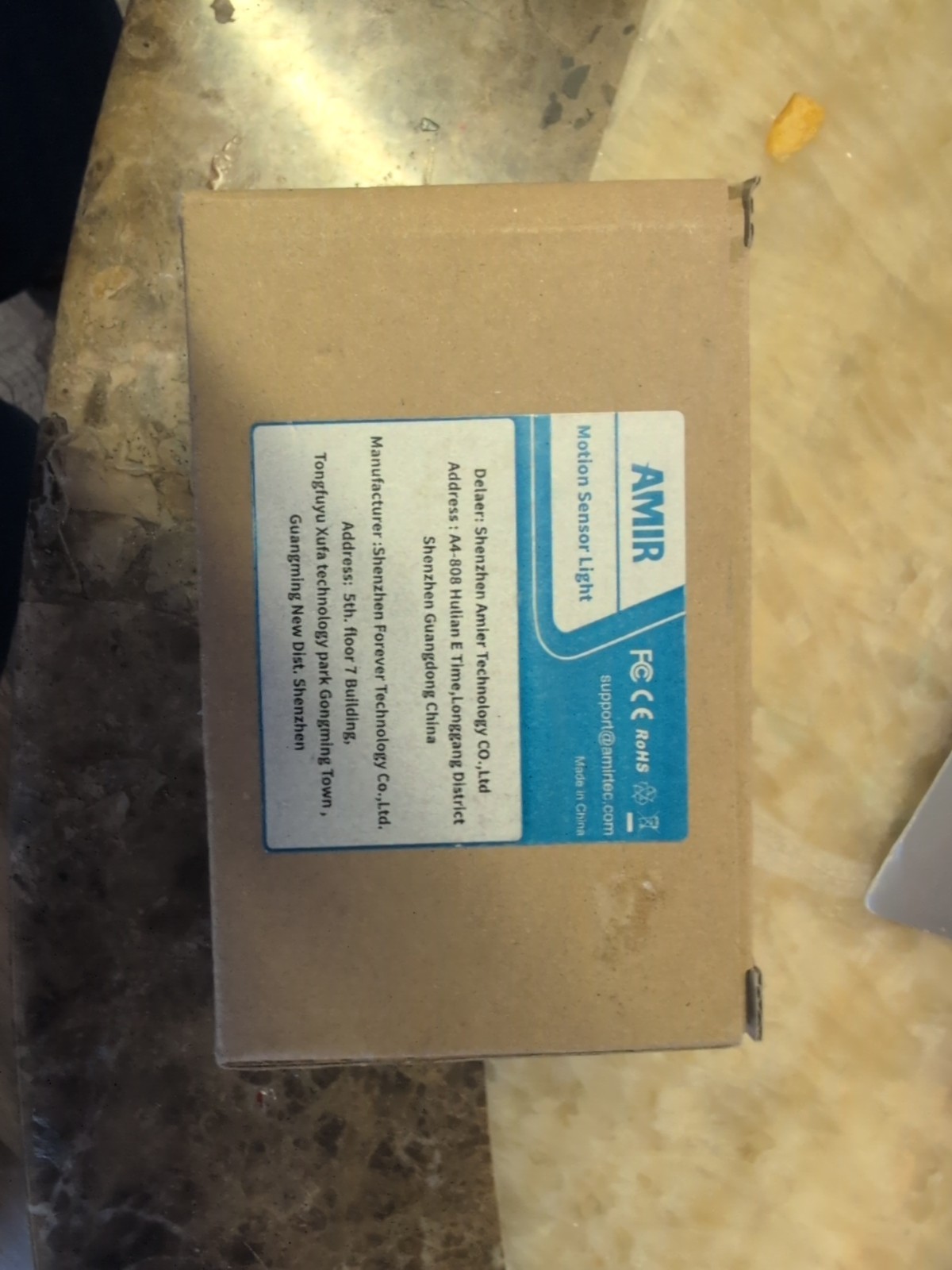 5/Pk AMIR Motion Sensor Light X0023CTFC3 NEW