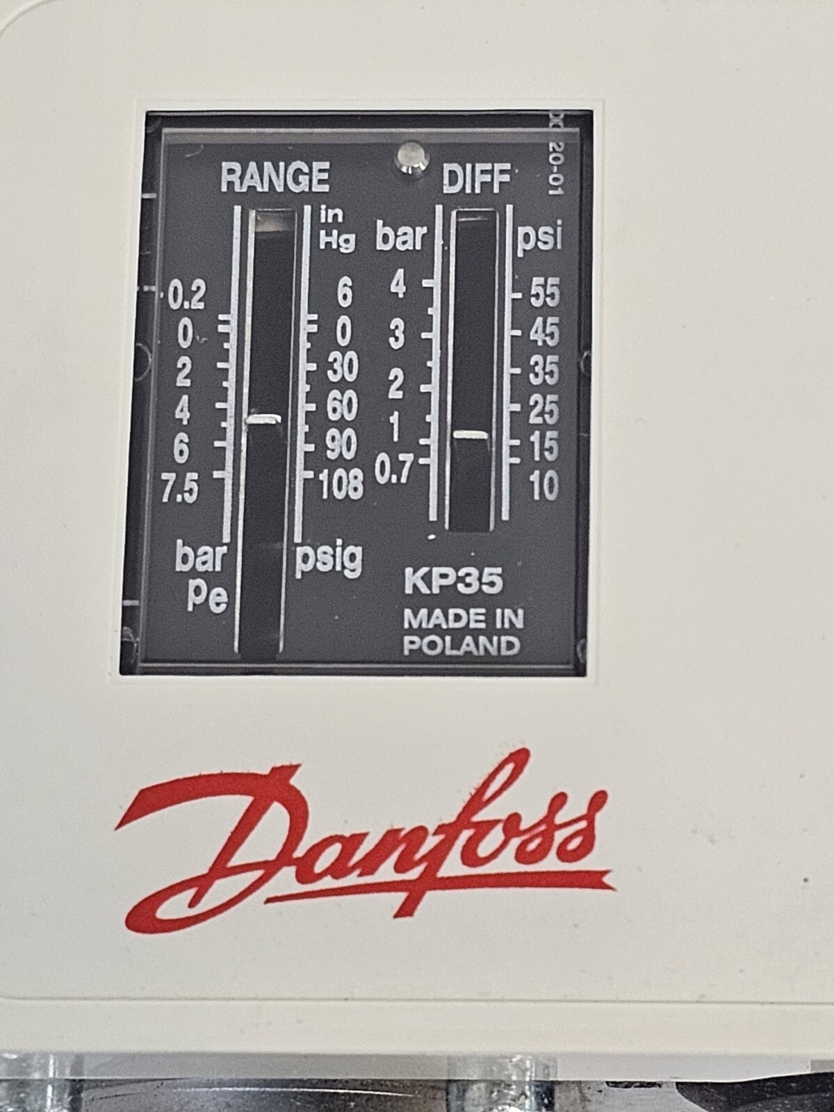 NEW DANFOSS 060-6012 PRESSURE SWITCH KP35