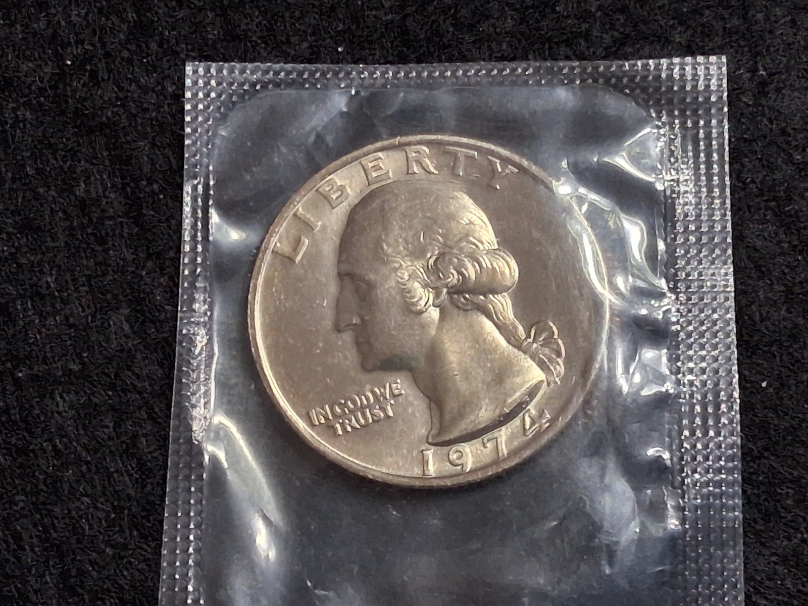 1974 P Washington Quarter BU