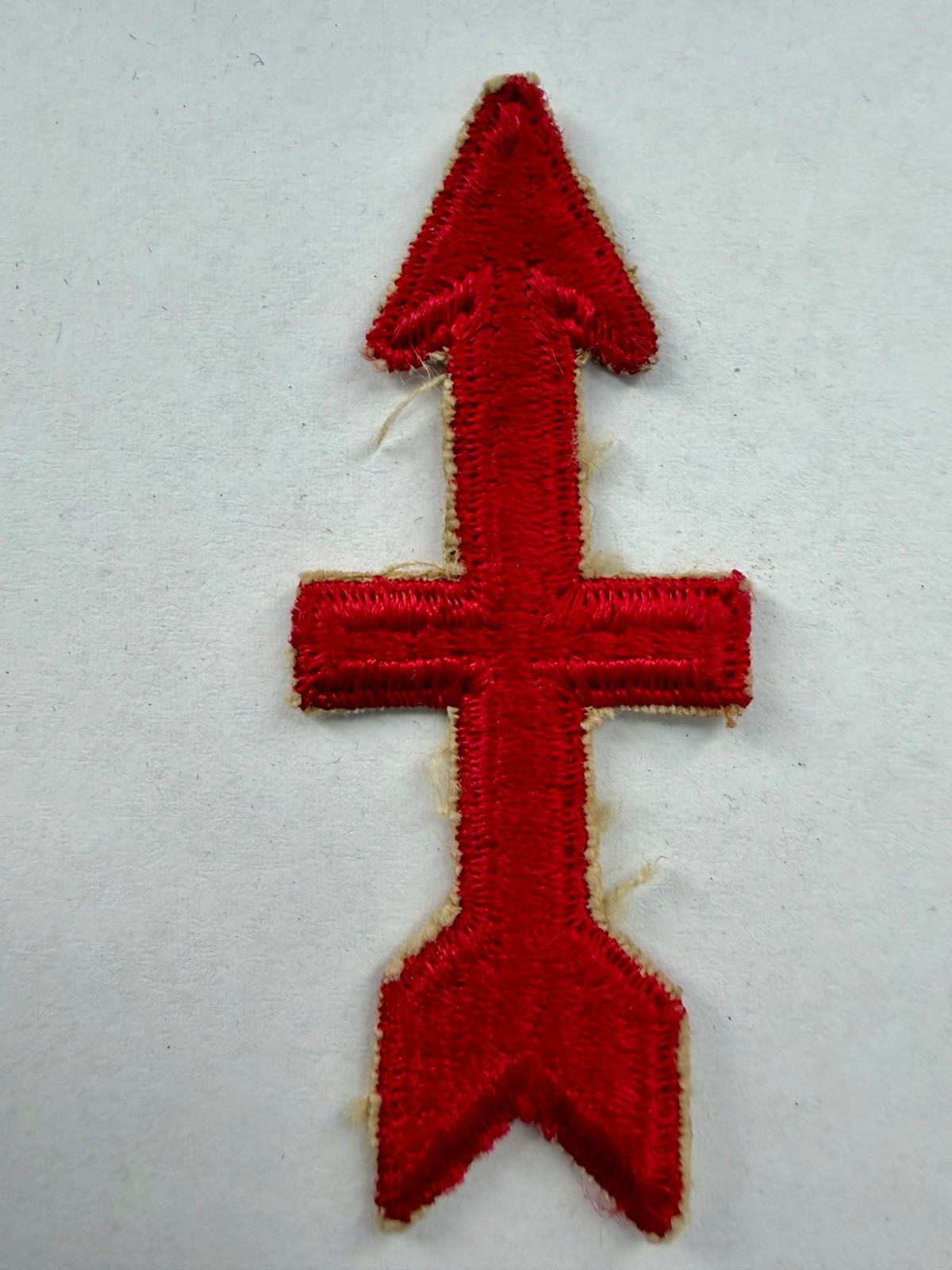 32nd Divison US Army Patch, WWII "Snowback" "Thin Style"