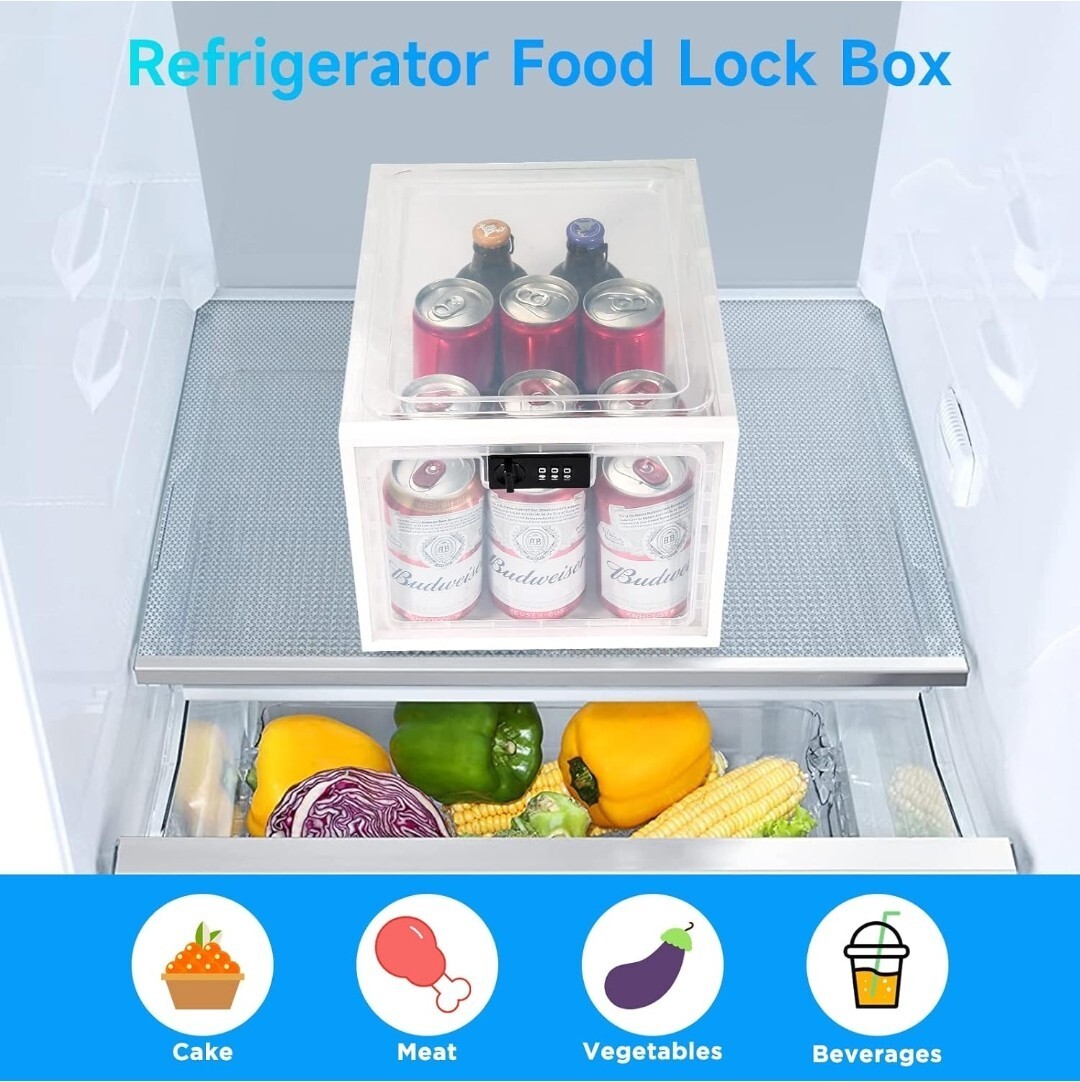 Storage Lock Box For Safe Medicine Food Snack Shoes Box Home School Office