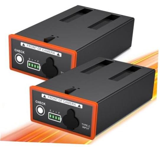 2-Pack 5000mAh Battery Pack Compatible with Moultrie Edge Cellular Trail 2 Pack
