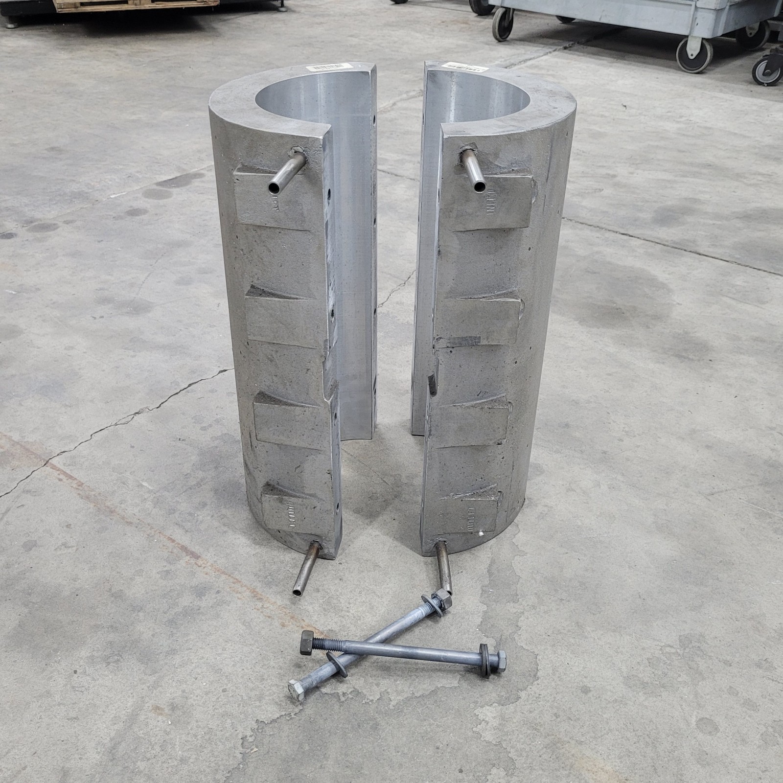 Lot of 2 - Tempco CBH10683 Cast-In Heater, 4675 Watts, 240 Volts - USED