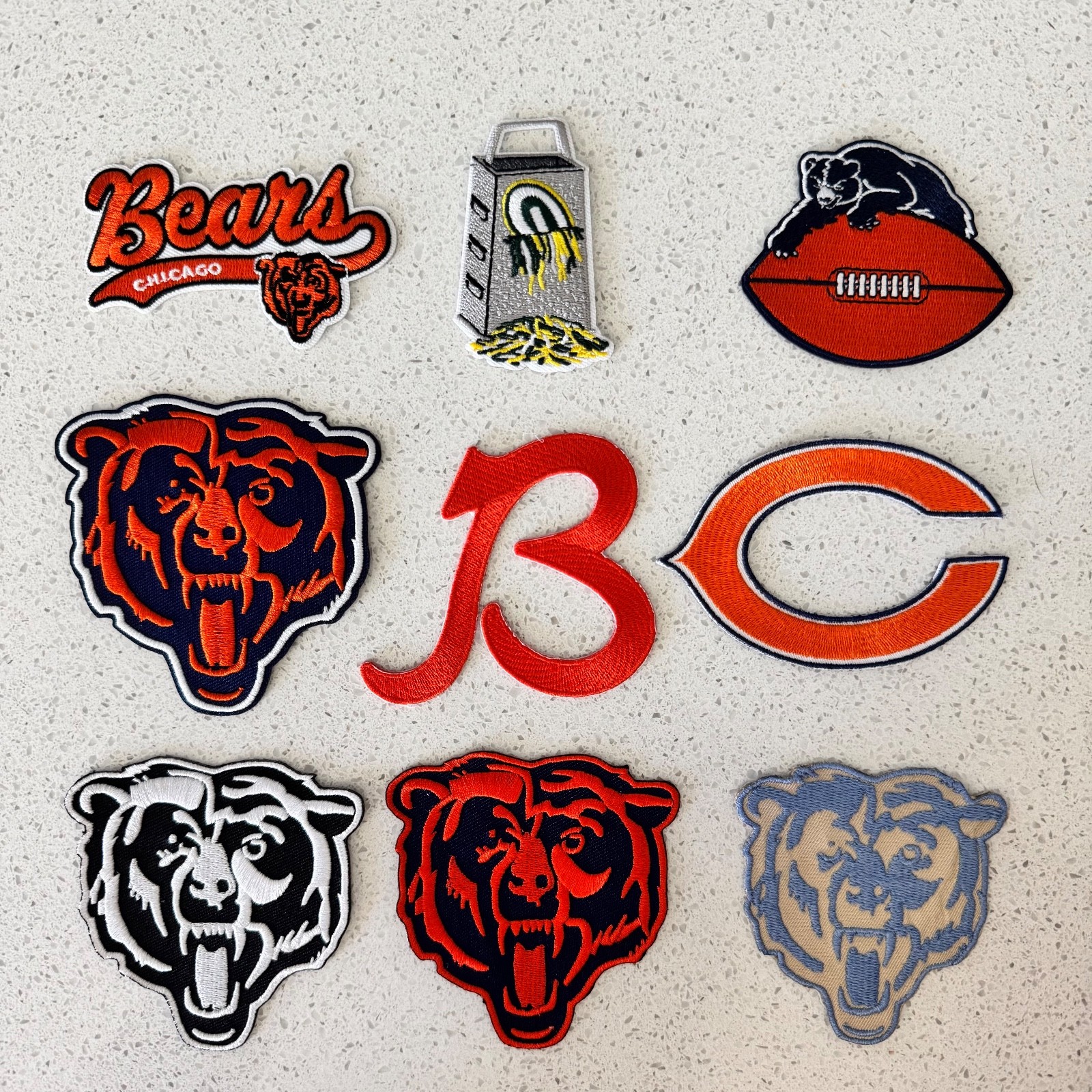 Chicago Bears Bear Iron/Sew On Embroidered Patch