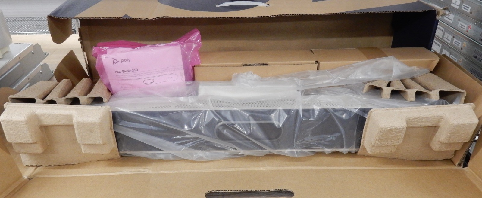 POLYCOM 2201-87429-001 Studio X50 Video Bar ver. 3.14.2-378005 w/Adapter