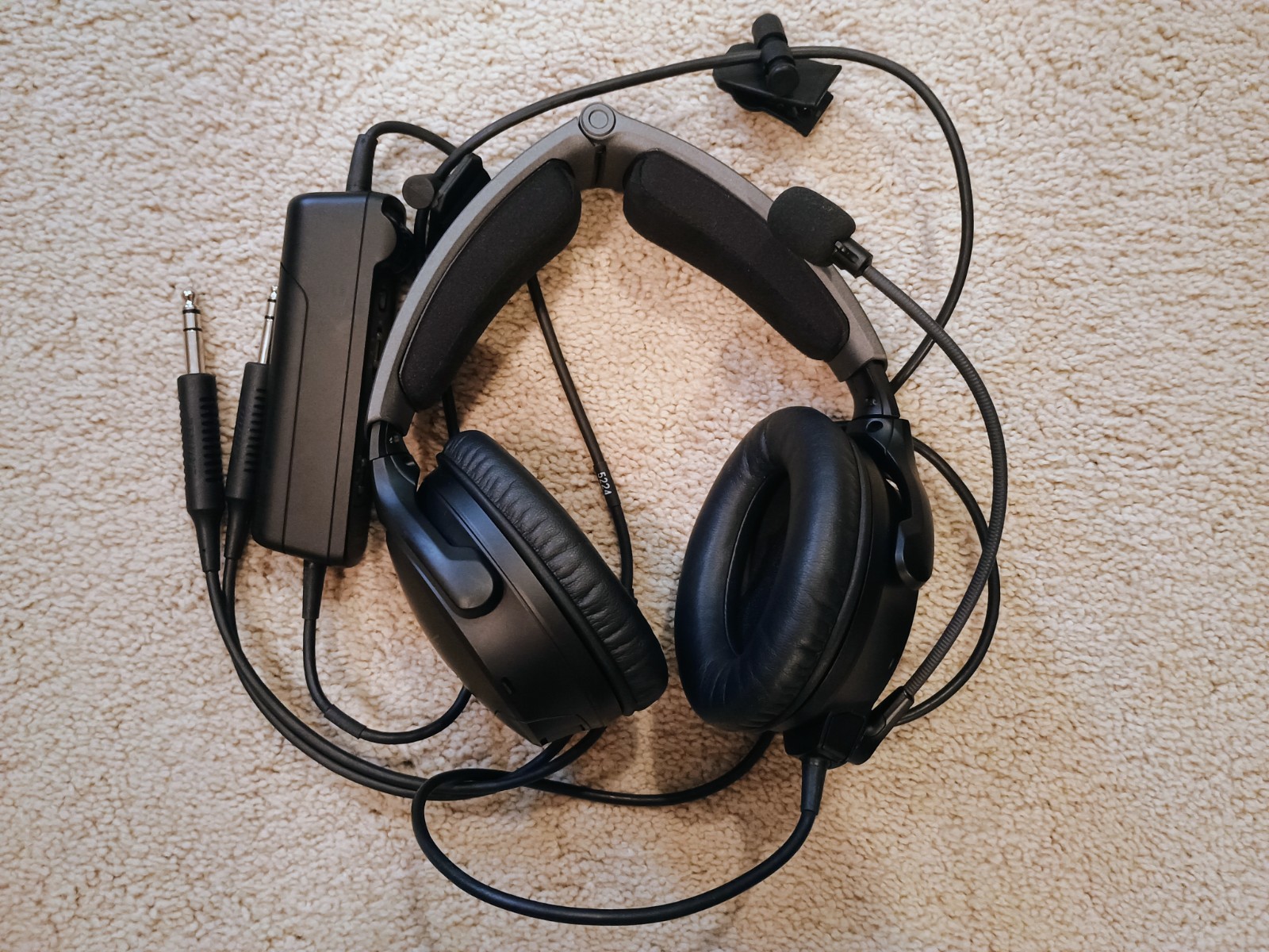 Lightspeed Sierra ANR Aviation Headset - Bluetooth - Dual Plug