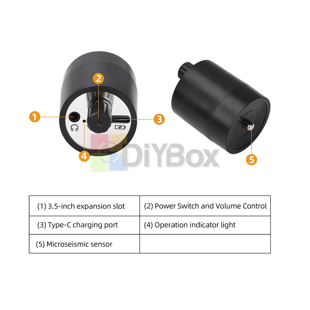 Water Pipe Leak Detector Multi-functional Sound Collector + Field Strength Meter