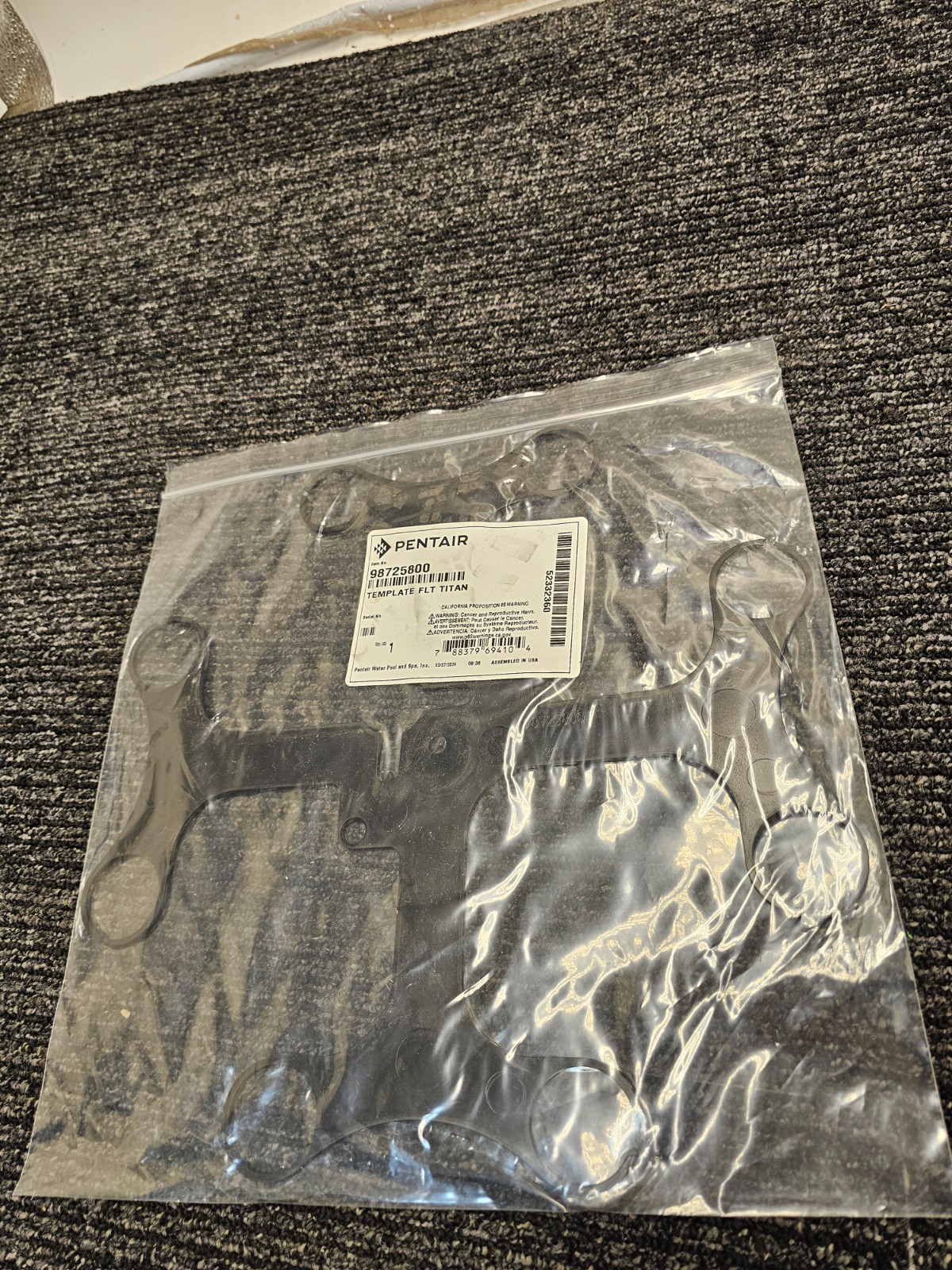Pentair 98725800 Filter Template For FNS Plus Pool and Spa D.E. Filter
