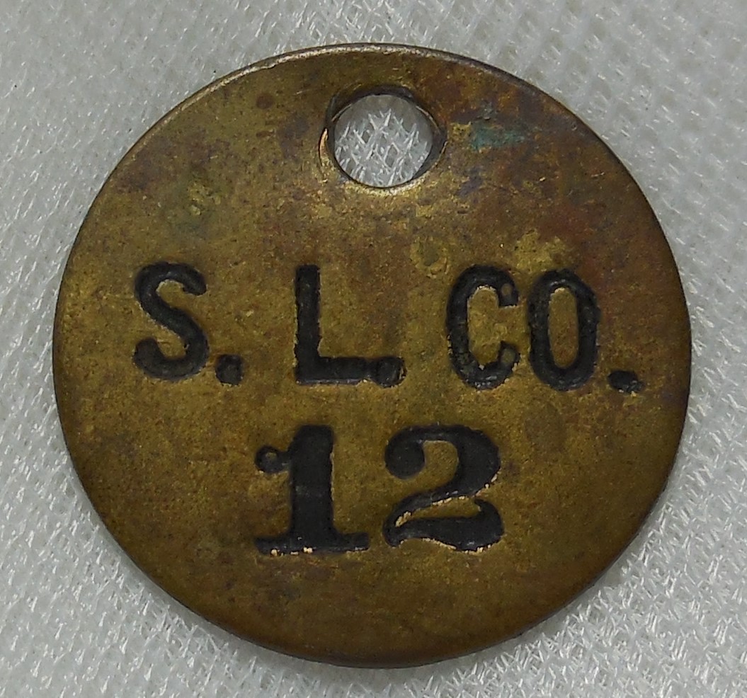 REDMOND WASHINGTON SILER LOGGING COMPANY BRASS TOOL CHECK R9 TRATOW 1046B