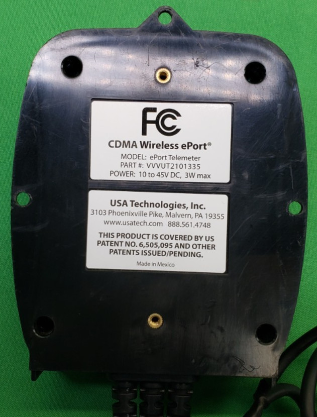 USA Technologies ePort Telemeter Wireless Vending or ade Credit Card Reader.
