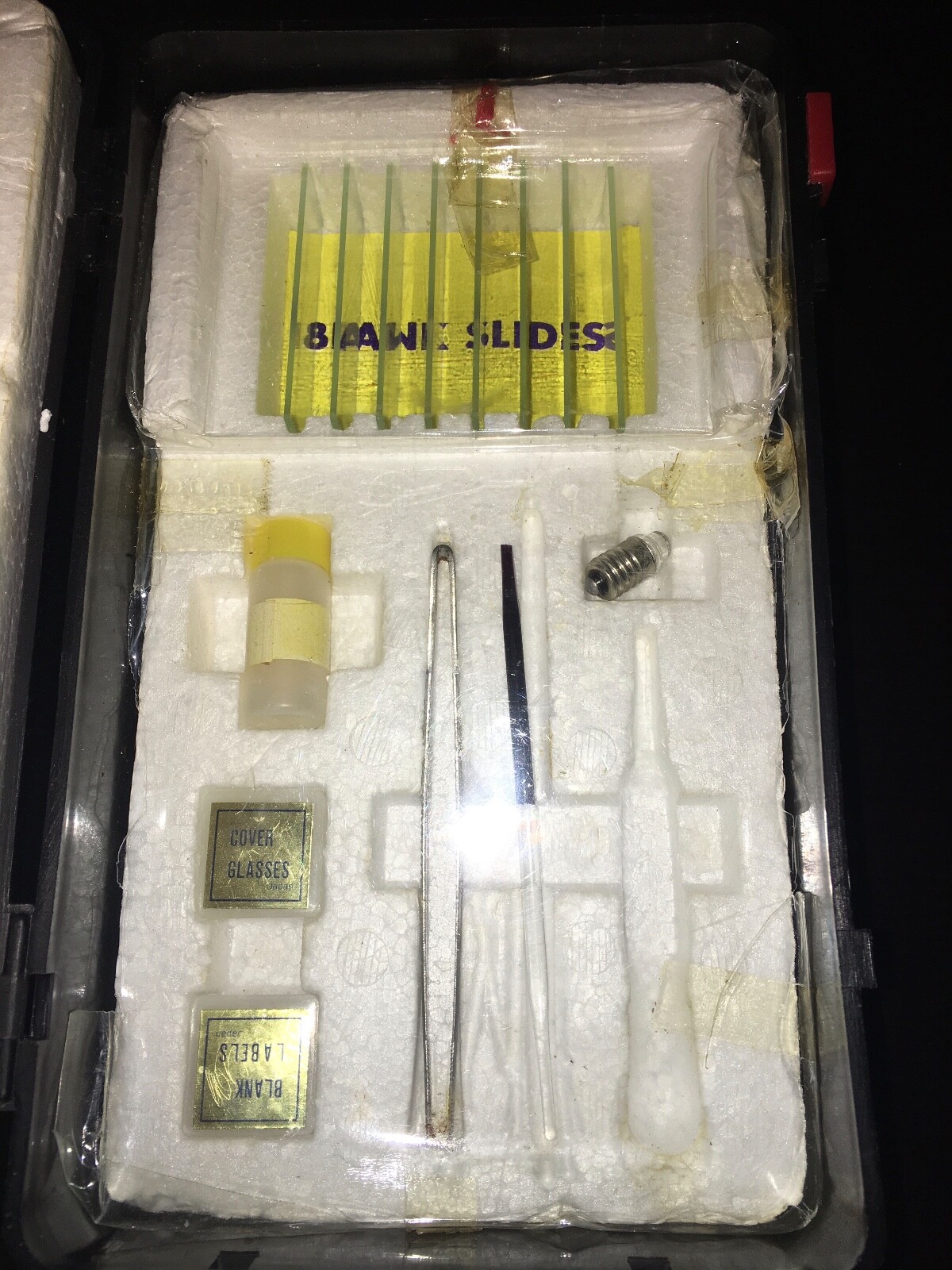 Sears Microscope Set vintage used 750x zoom