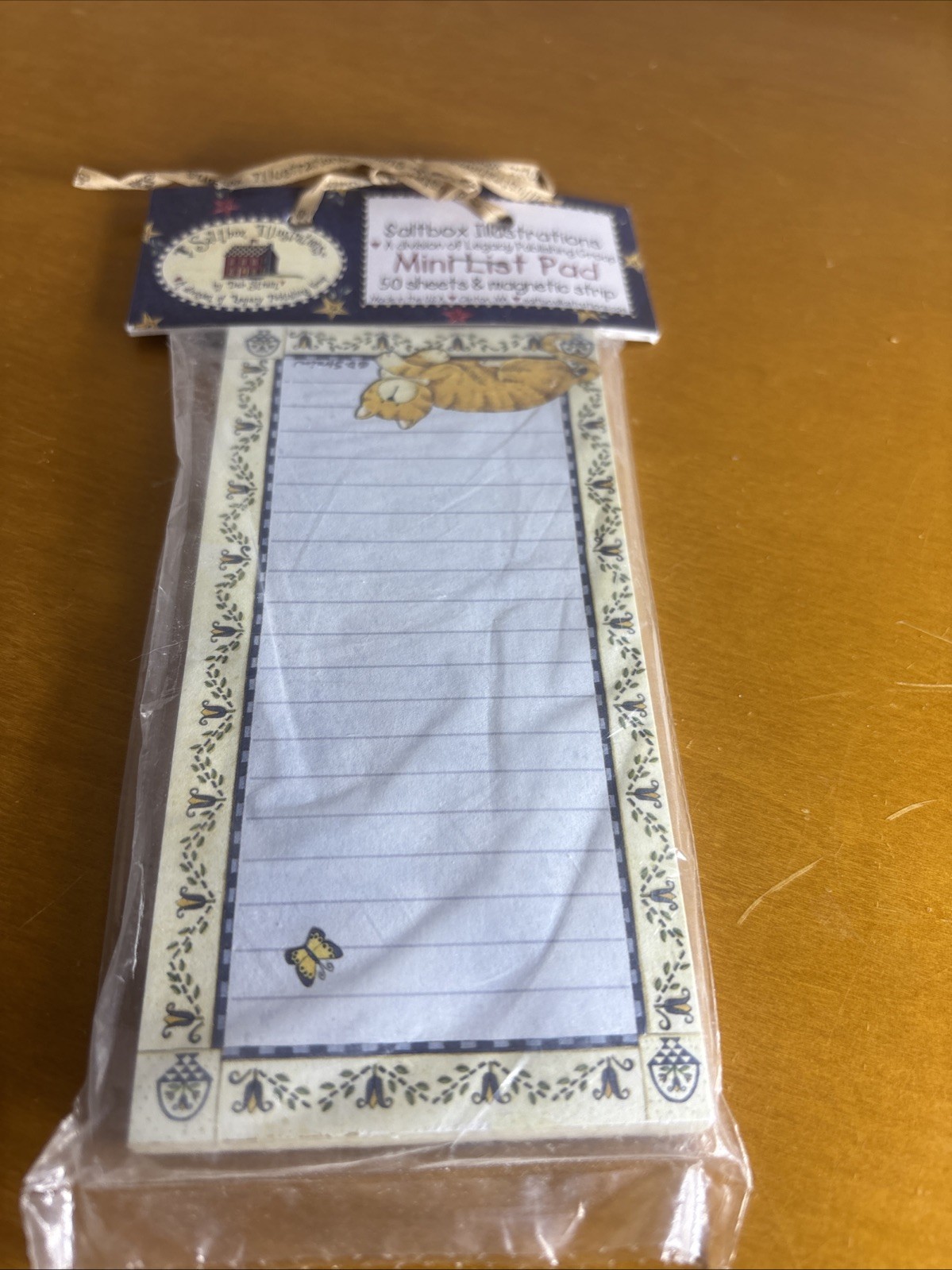Saltbox Illustrations Speciality Notepad New Cat Lounging