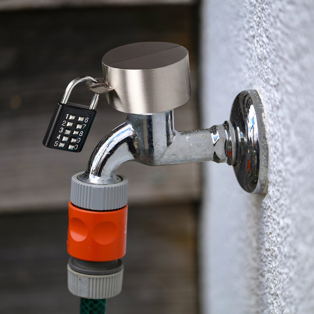Durable Zinc Alloy Outdoor Water Spigot Lock with Combination Code for Home Use