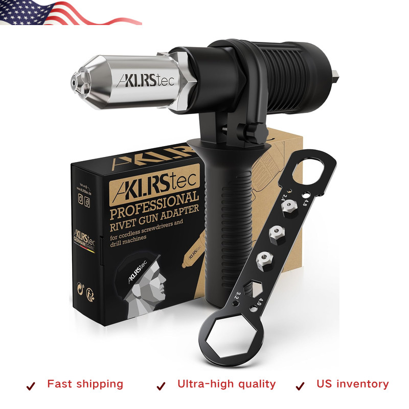 KLRStec Professional Rivet Gun Adapter Cordless Screwdrivers and Drills