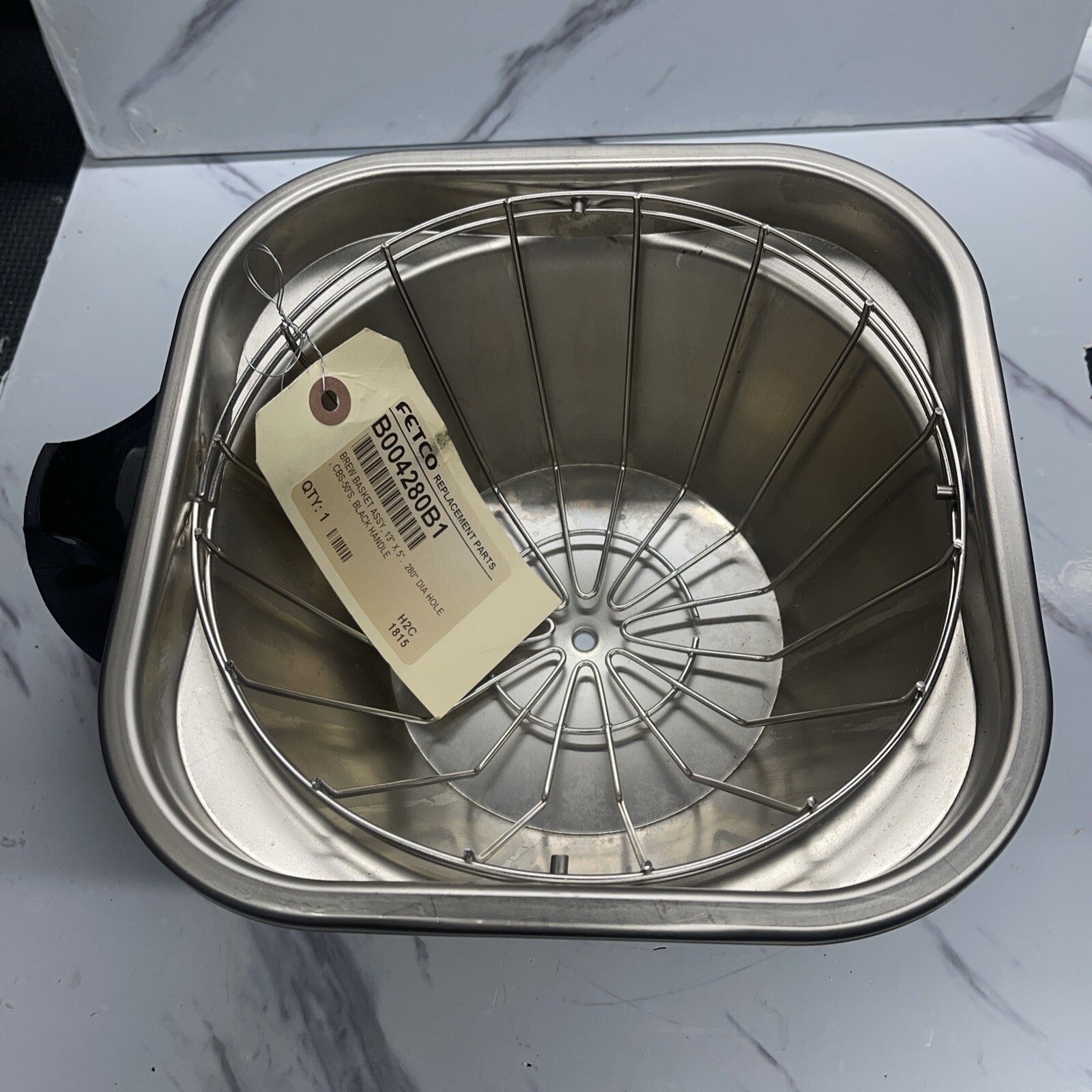 Complete Brew Basket Assembly, Compares to Fetco B001280B1
