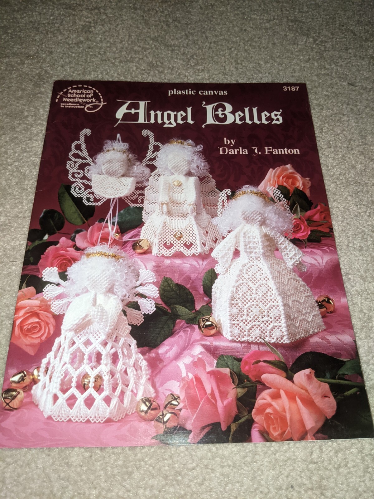 American School Plastic Canvas Angel Belles by Darla Fanton Leaflet #3187