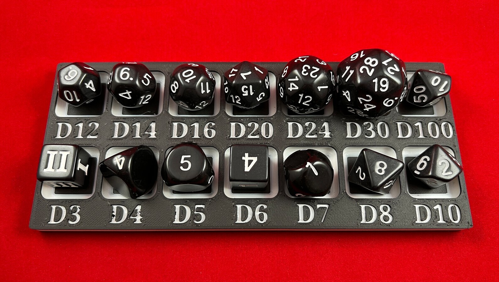 Dice Tray compatible with Dungeon Crawl Classics - DCC (Weird dice)