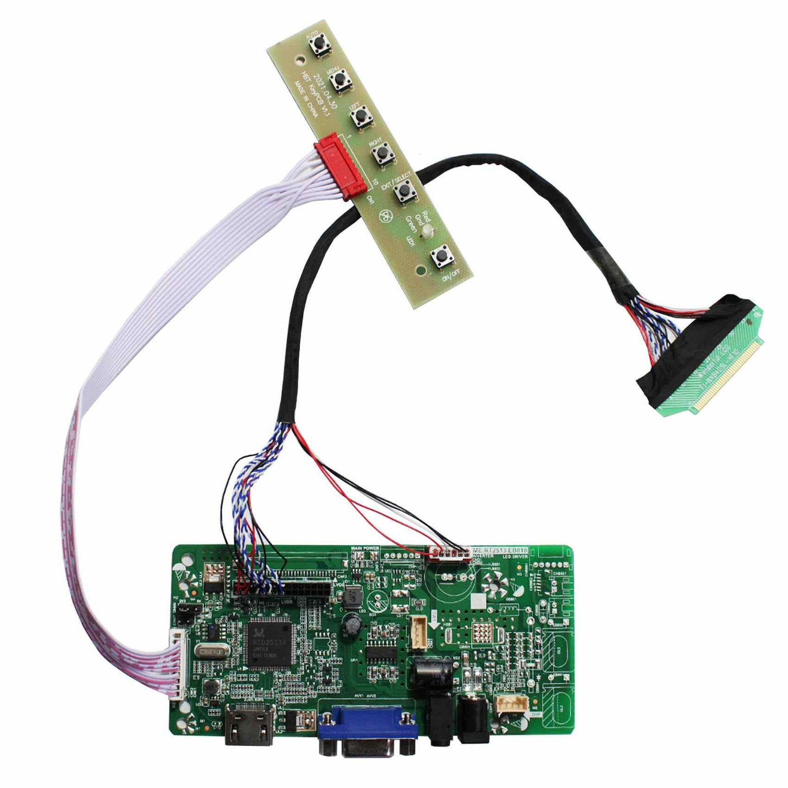 HD VGA LCD Controller Board For 12.1 inch LTN121AT09 40pin 1280x800 LCD Panel