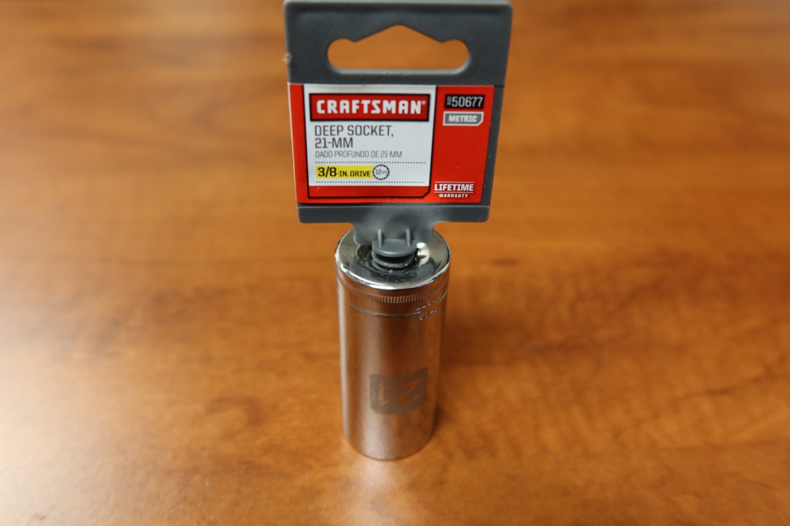 New Craftsman 21mm Easy Read DEEP Socket with 3/8" Drive - 12 Point - # 50677
