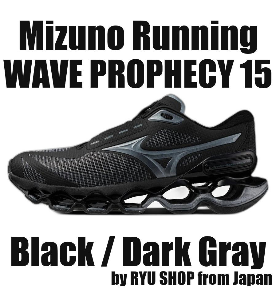 Mizuno Running Shoes WAVE PROPHECY 15 J1GC265131 Black / Dark Gray