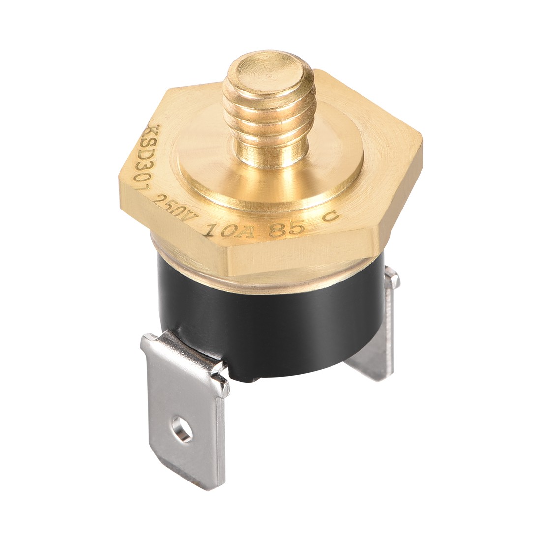 KSD301 Thermostat, Temperature Control Switch 85°C Copper M6 N.C 10A